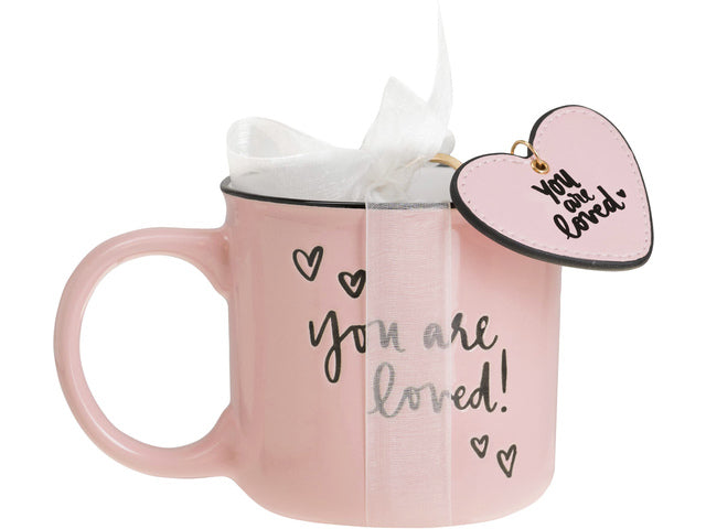 Giftset Èccolo DL mok 580ml en sleutelhanger You are Loved