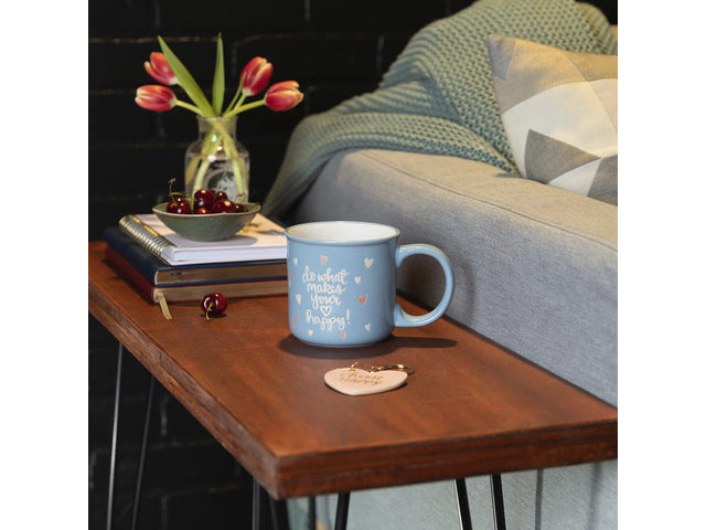 Giftset Èccolo DL mok 580ml en sleutelhanger Choose Happy