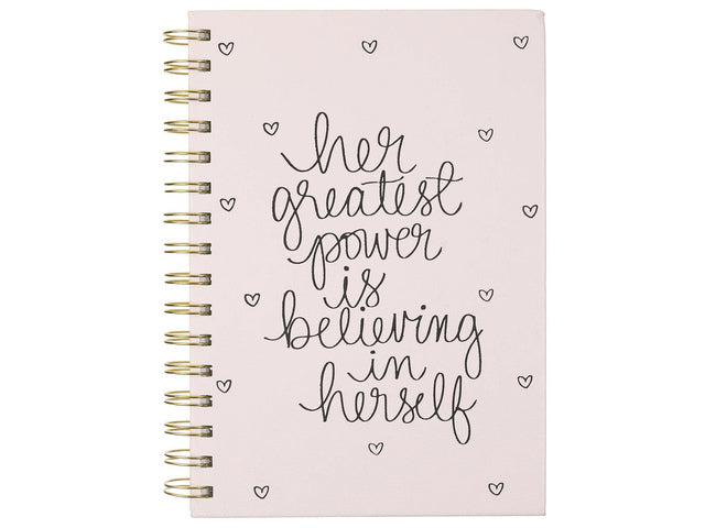 Notitieboek Èccolo DL spiraal Power lijn ca.15x20cm 80gr. 256 pagina.