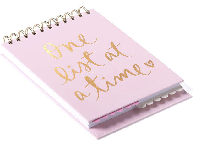 Notitieblok Èccolo DL spiraal One Lijst een tijdlijn ca.15x22 cm 80gr. 50pag. ontmoette tabbladen