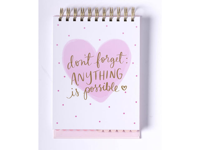 Notitieblok Èccolo DL spiraal Dont Forget lijn ca.15x22cm 80gr. 50pag. ontmoette tabbladen