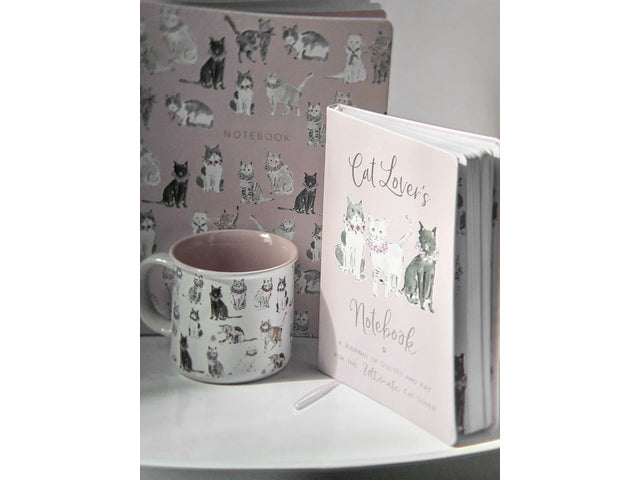 Notitieboek Èccolo Cat Lover's lijn ca.15x20cm 80gr. 256 Seiten.