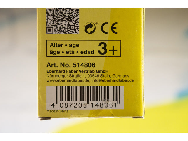 Kleurpotlood Eberhard Faber 17,5cm Kartonetui mit 6 Stück sortierten Farben