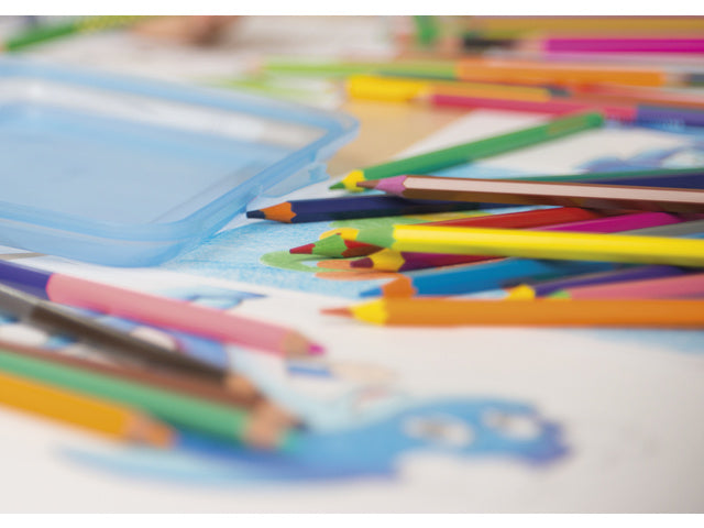 Farbe: Eberhard Faber, 2-farbiges Etui, 12 Stück, 24 Farben