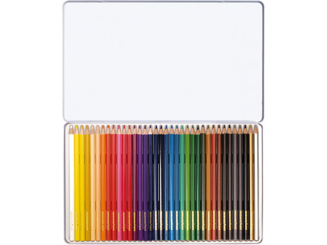 Kleurpotloden Eberhard Faber Classic Metaaletui mit 36 Stück