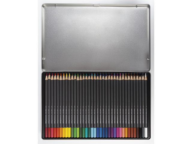Aquarelpotlood Eberhard Faber Artist Color metalen etui a 36 stuks