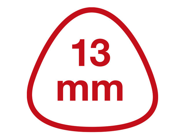 Waskrijt Eberhard Faber driekantig watervast kunststof etui 8 stuks