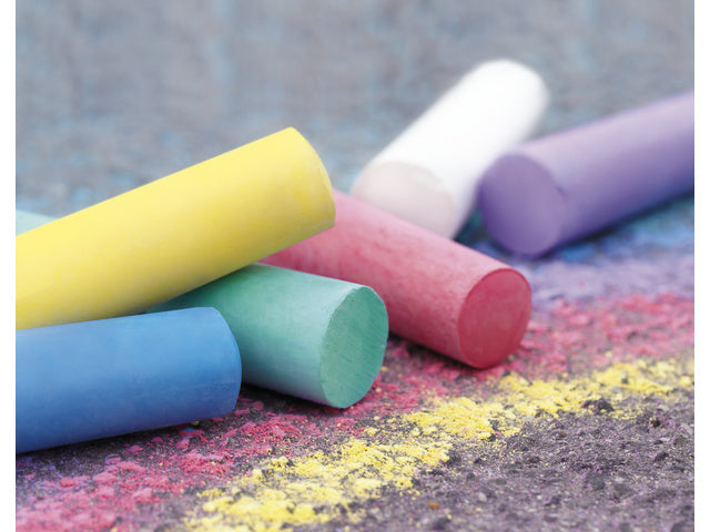 Stoepkrijt Eberhard Faber 100 stuks in bak