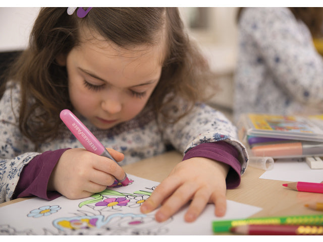Gelkleurpotloden Eberhard Faber 12 kleuren in plastic etui