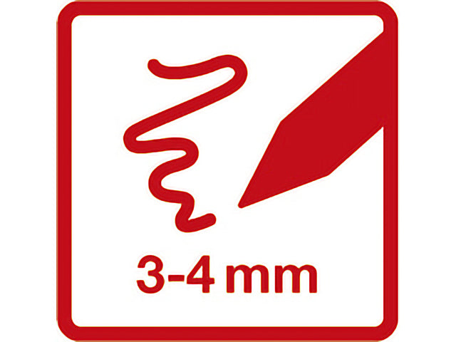 Viltstiften Eberhard Faber duo 0,8+1-3mm assorti etui à 10stuks