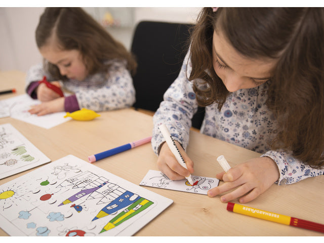 Viltstift Eberhard Faber magische marker 9 kleuren en 1 tovermarker