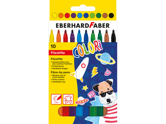 Viltstift Eberhard Faber 10 stuks