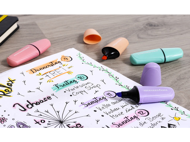 Textmarker Eberhard Faber Mini-Pastell-Etui 6.