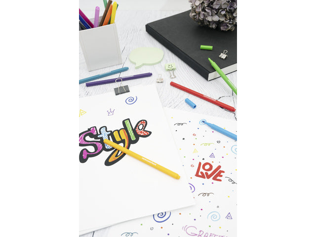 Viltstiften Eberhard Faber Kartonetui 8 Stück