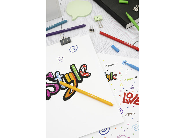 Viltstiften Eberhard Faber Kartonetui 8 Stück