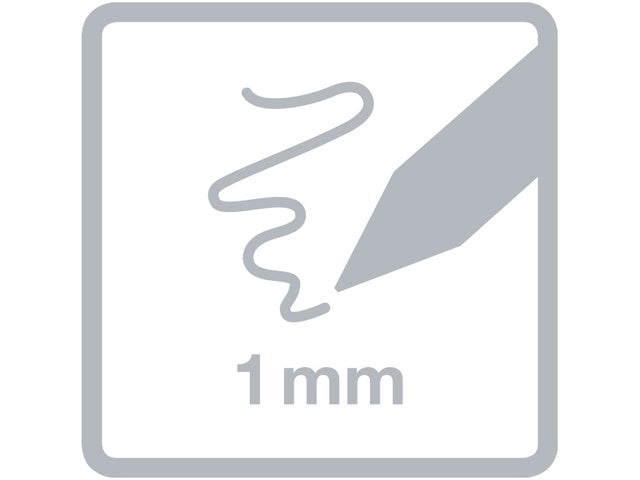 Viltstiften Eberhard Faber Kartonetui 8 Stück