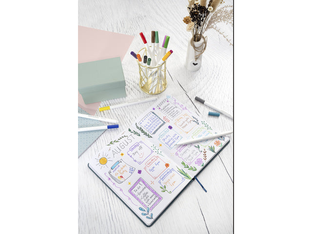 Fineliner Eberhard Faber kartonetui 8 stuks