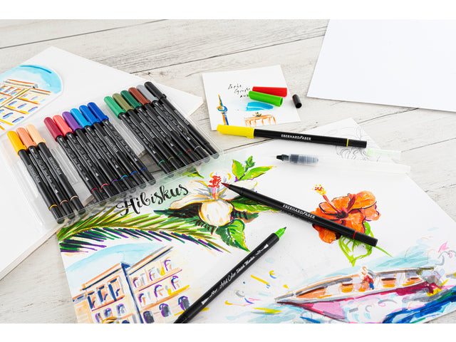 Schetsmarker Eberhard Faber 18 stuks assorti kleuren