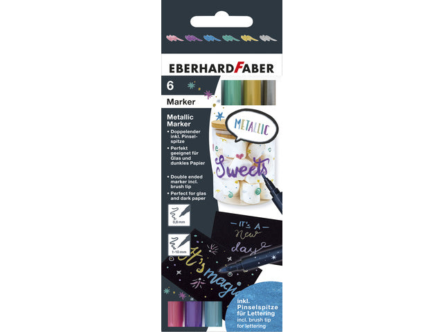Metaalstift Eberhard Faber duo 6st.