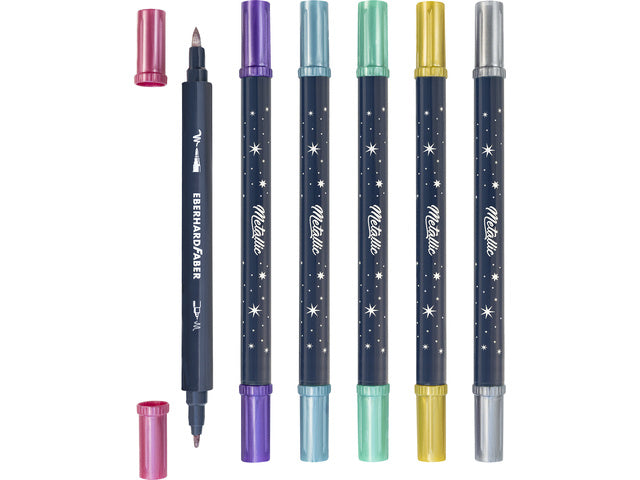 Metaalstift Eberhard Faber duo 6st.