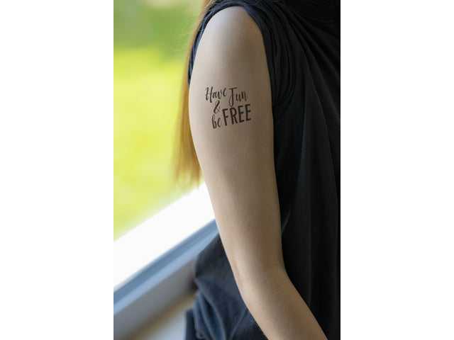 Tattoo stift Eberhard Faber 4 stuks Brush en kalligrafie zwart