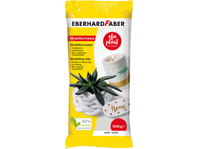 Efaplast Eberhard Faber 1000 Gramm weiß