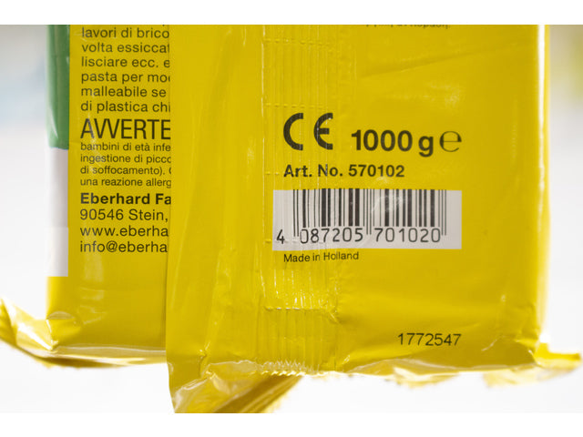 Boetseerklei Eberhard Faber in luchtdicht folie 1KG