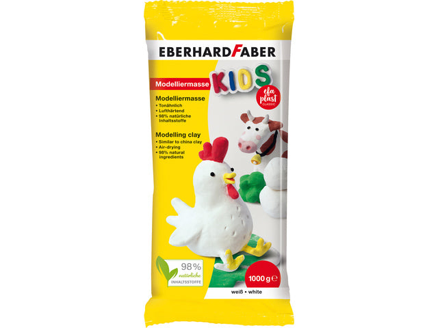 Boetseerklei Eberhard Faber in luchtdicht folie 1KG