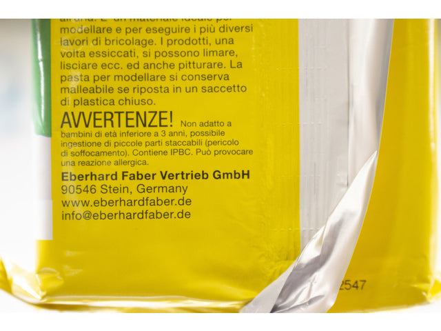 Boetseerklei Eberhard Faber in luchtdicht folie 1KG