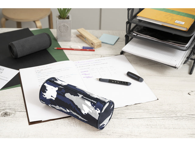 Etui leeg Eberhard Faber Jumbo Camouflage blauw/grijs