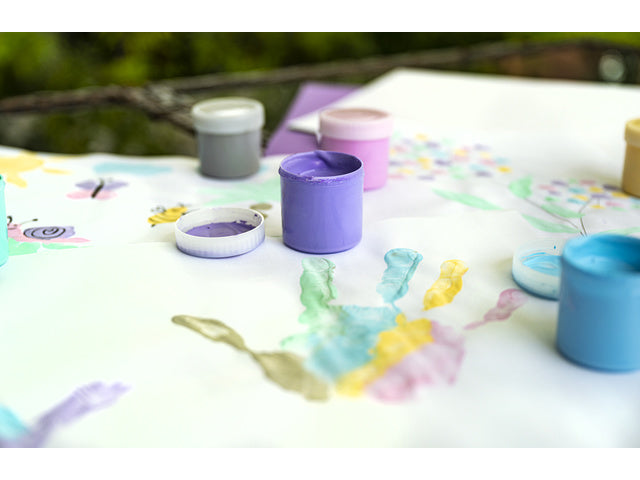 Fingerverf Eberhard Faber ass. Kleuren Pastell 6x40ml im Karton