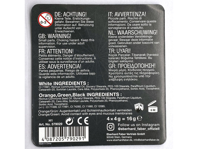 Schminkset Eberhard Faber Pompoen/ Heks