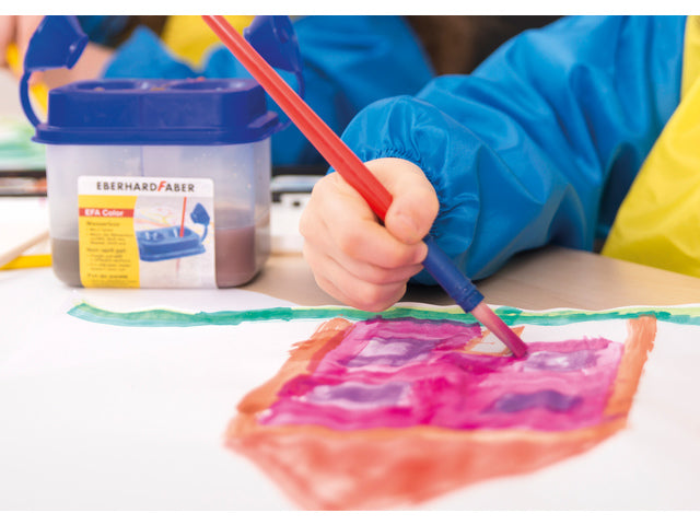 Waterbak Eberhard Faber met 2 compartimenten en antilek deksel