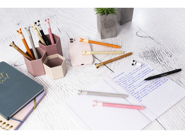 Gelpen Eberhard Faber Animal Erase-It Lama schrijfkleur: blauw Tekst: No Drama Lama