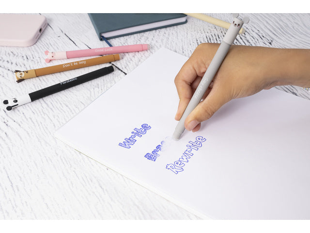 Gelschreiber Eberhard Faber Animal Erase-It Muis Schreibfarbe: Blau Text: Say Cheese