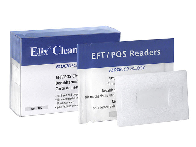 Reinigingskaart Elix voor pinapparaten zonder sluiterfunctie box 20 stuks