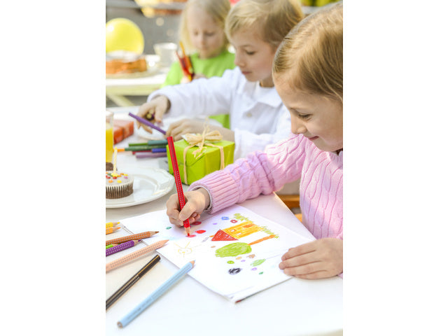 Kleurpotlood Faber-Castell Jumbo GRIP etui à 12 stuks