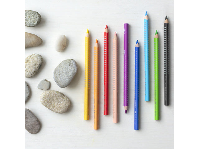 Kleurpotlood Faber-Castell Jumbo GRIP 15 cadmiumoranje donker