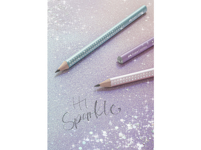 Potlood Faber-Castell Jumbo grip Sparkle rose metallic