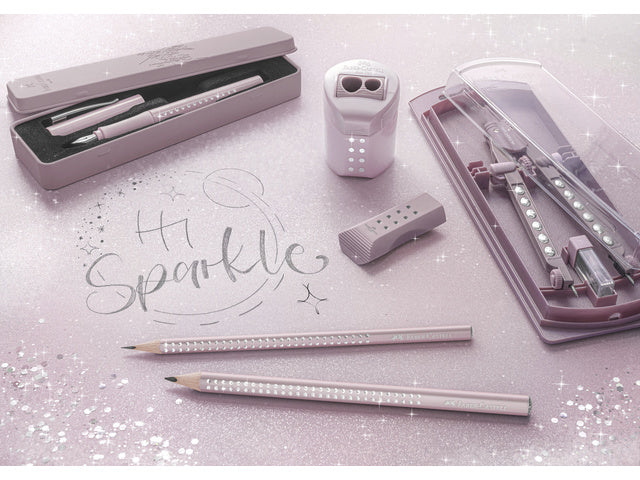 Potlood Faber-Castell Jumbo grip Sparkle rose metallic