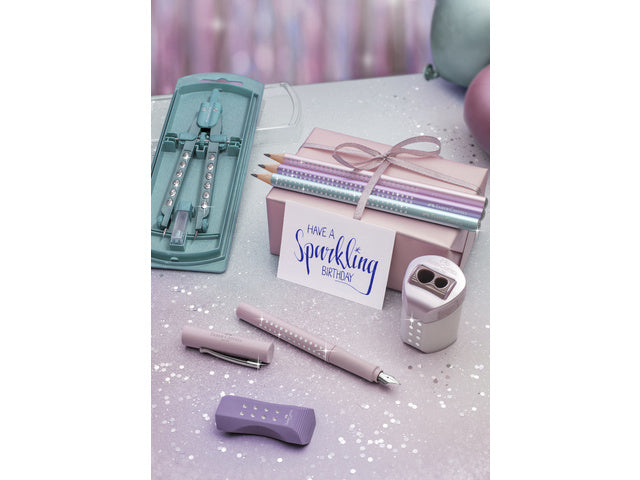 Potlood Faber-Castell Jumbo grip Sparkle ocean metallic