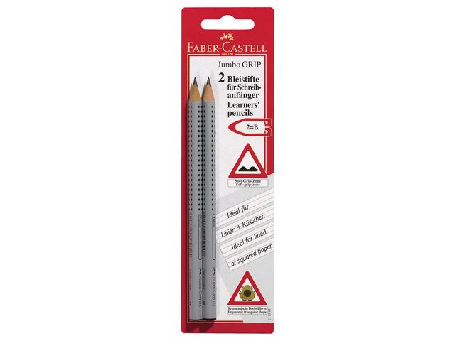Potlood Faber-Castell Jumbo Grip Set à 2 Stück