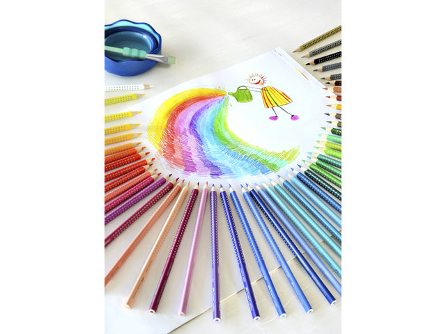 Kleurpotlood Faber-Castell Colour Grip 2001 kartonnen etui a 6 stuks