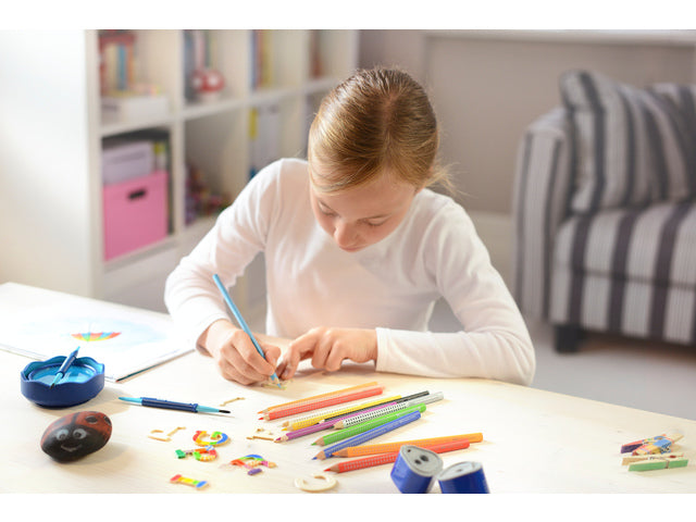 Kleurpotlood Faber-Castell Colour Grip 2001 kartonnen etui a 12 stuks