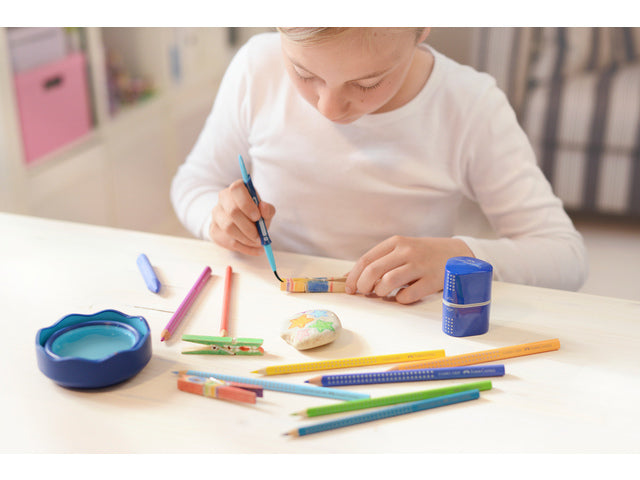 Kleurpotlood Faber-Castell Colour Grip 2001 kartonnen etui a 12 stuks