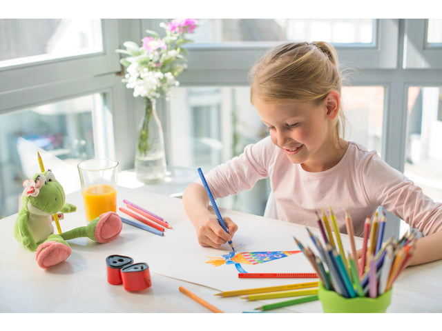 Kleurpotlood Faber-Castell Grip 2001 metalen etui a 24 stuks