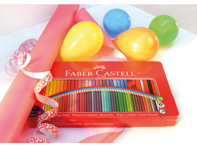 Kleurpotlood Faber-Castell Grip 2001 Set mit 48 Stück