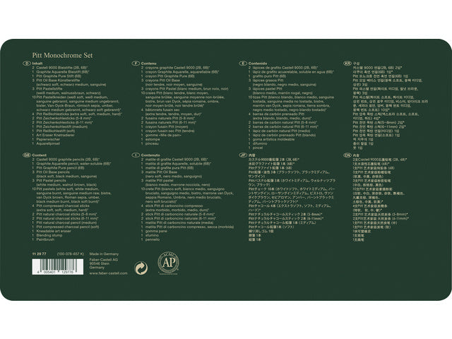 Pitt Monochrome Set Faber-Castell 33-delig groot
