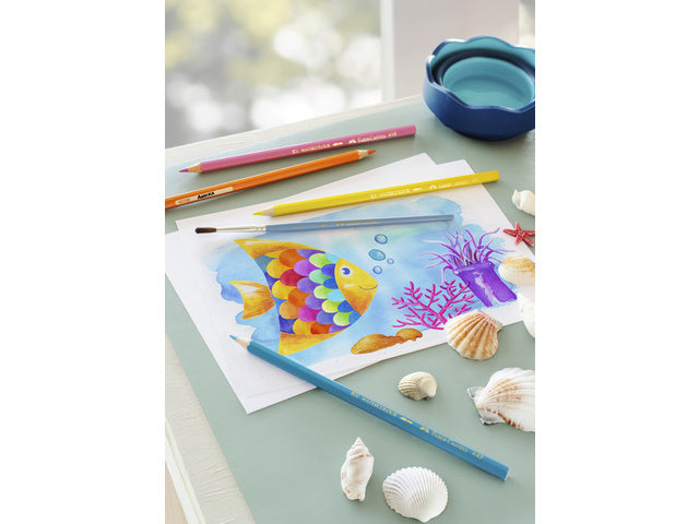 Aquarelpotlood Faber-Castell etui a 12 stück + stift