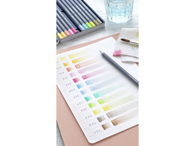 Aquarelpotlood Faber-Castell Goldfaber blik a 12st. Pastel Creative Studio